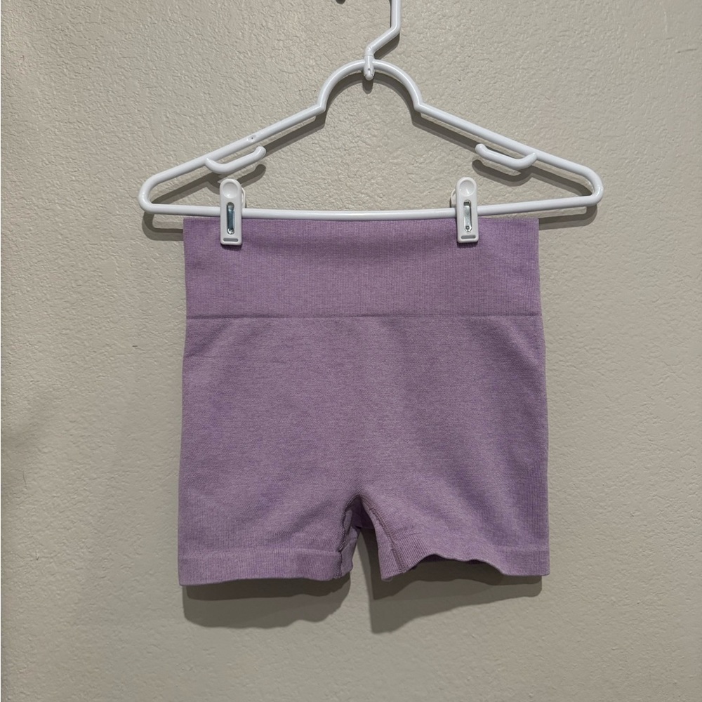 Purple Stretch Bike Shorts / Gym Spandex